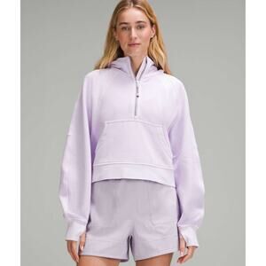 NWT Lululemon Scuba Oversized Half-Zip Hoodie Mineral Dye Violet RARE XL/XXL